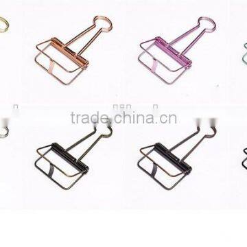 Gold /Rose Pink /Silver Wire BInder Clip photo-4