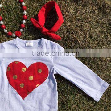 Baby Clothes Children Fall Boutique Outfits Heart Top Pant Sets Valentines Day Girls Outfit Persnickety Sparkle Girls Outfits photo-2