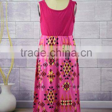 2017 Mommy and me Family Matching Mother Daughter Dresses Clothes Striped Mom and Daughter Dress Kids Parent Child Outfits photo-6