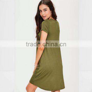Eco Friendly Factory Low Price Clothing Blank Swing Dresses for Women photo-4