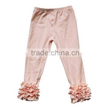 Wholesale Price 2016 Children Icing Leggings Cotton Knit Ruffle Girls Pants Boutique Cheap Clothes for Children photo-4