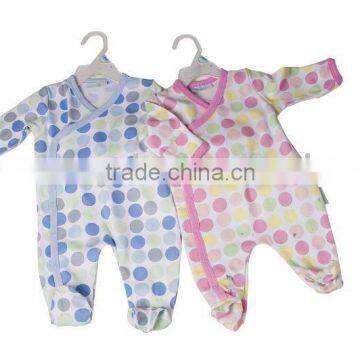 baby cotton long romper/baby wear/baby garments/baby clothing