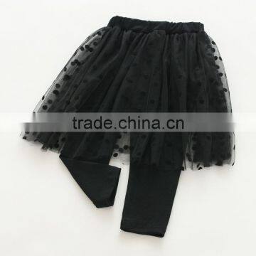 Spring Solid Color Cotton Tutu Girls Skirt Leggings photo-5