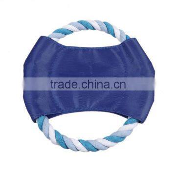 Cotton Pet Products Chew Molar Toy Durable Round Blue