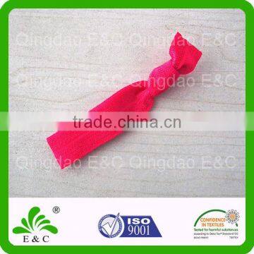 color satin elastic red hair band