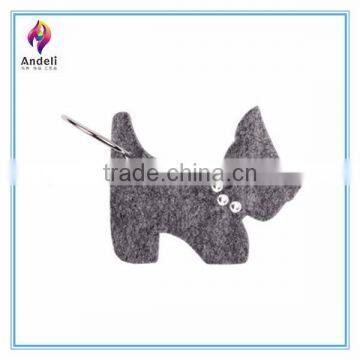 Delicate Gift Felt Dog Cartoon Keychain Bag Pendant Key Ring photo-4