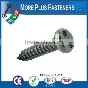 Made in Taiwan Two Hole Pan Head One Way Clutch Round Head Torx With Pin Drive Countersunk Head Security Screw photo-2