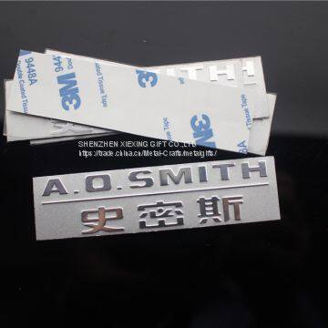 Custom Metal Plates Embossed Brand Logos 3m Labels photo-3