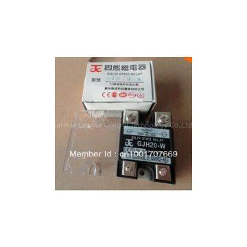 JICHENG single phase zero-crossing AC trigger solid state relay GJH20-W SSR 20A 3-32VDC relay