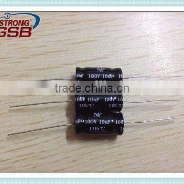 Horizontal Capacitor 10UF100V Aluminum Electrolytic Capacitor Inventory Hot Sell High Quality Made in China photo-3
