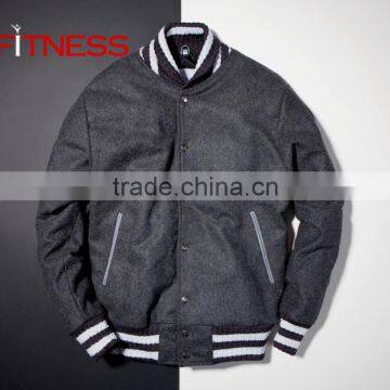 Custom Men baseball black Quilted bomber baseball Satin Varsity Jacket