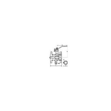 Flanged and jacketed ball valve(reduced bore)