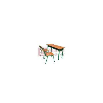 FT-105 ,Double Student Desk & Chair,School Furniture