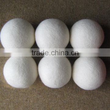 100% New Zealand sheep wool laundry dryer ball/ 100% handmade felt dryer balls