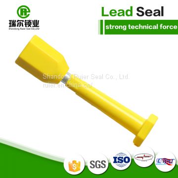 Tamper evident seals high security disposable container bolt seal REB006