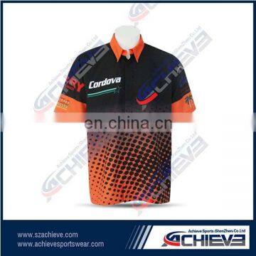 100% polyester custom made racing jerseys