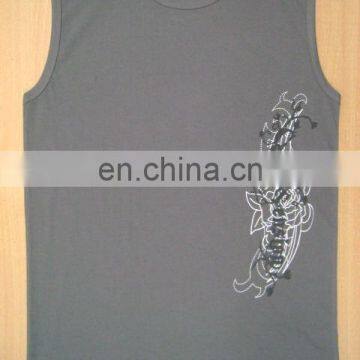 100% Cotton Men's Sleeveless Tshirts.