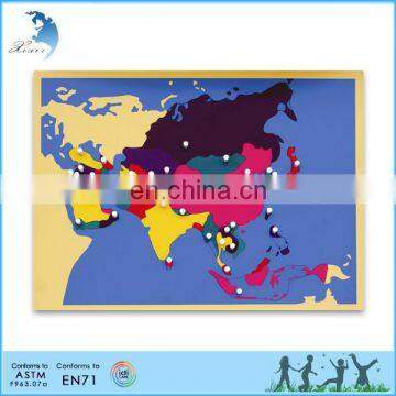 China Supplier Montessori Toys Material Educational Toys Map Puzzle Game photo-4
