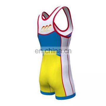 Custom Sublimated Printing Wrestling Singlets photo-5