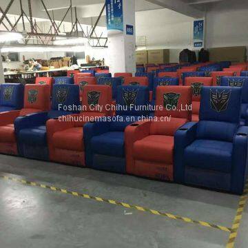 Wholesale Leather Recliner Cinema Sofa,hot Sale Comfortable Cinema Seats Vip photo-2