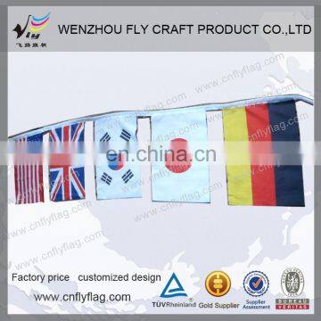 bunting flag / string flag for decoration, advertising, promotion