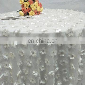 Graceful Rosette Fabric Customized Color Bohemian Tablecloth