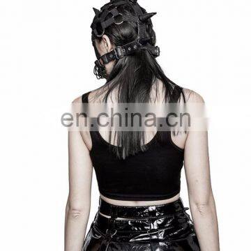 Punk Rave Post Apocalyptic Fetish Head Harness-mask S-201 photo-4