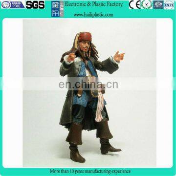 Pvc movie stars action figure/Resin Jack pirate toy action figure