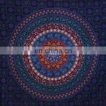 Indian Beautiful Elephant Mandala Curtains Cotton Boho Drapes Window Decor Decor Curtain photo-4
