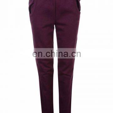 colored cotton pants wholesale sweatpants french terry slim fit elastic jogger and sport casual pants