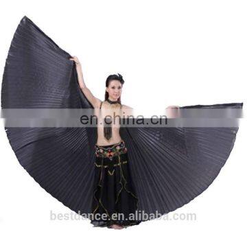 BestDance bellydance costume black isis wings women belly dancing isis wings with no sticks OEM