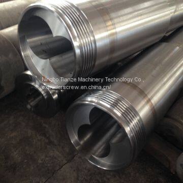 Screw Barrel for Electrical Cable Blow Film Blow Recycle Pelletizing Casting Film Plastic Plate Sheet Plastic Profile