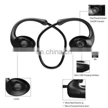 2017 Newest Creavtive Bluetooth Headphone,Universal Wireless Earphone,Hanging Design for Sport, Talk Time 17 Hours photo-5