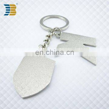 High Quality Custom Metal Keychain With Letter and Badge photo-2