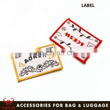 Factory wholesale custom garment labels woven logo
