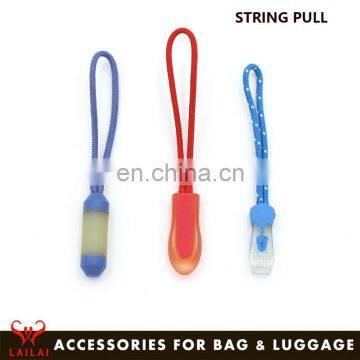Custom puller zipper accessories rope zip puller