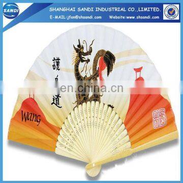 promotion wooden fan handle