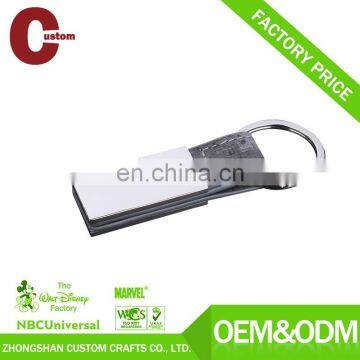 Promotional Custom Embossed Leather Keychain Without Logo photo-2