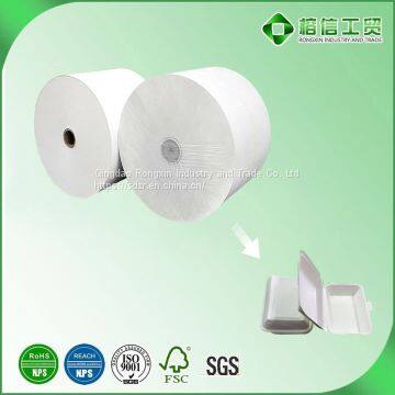 PE coated paper for making lunch box