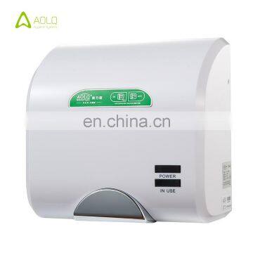 High speed low noise hot air hand dryer for home 1500w