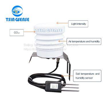 WAS2000 Integrated Light Intensity and Soil Temperature and Soil Humidity Sensor for Greenhouse Environmental Monitoring Weather Station photo-2