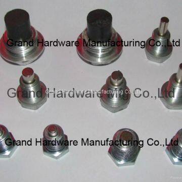 NPT,BSP Thread 1 Inch Steel Zinc Plated Hydraulic Pipe Plug,Metric Thread Available photo-4