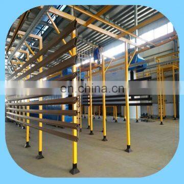 Electrostatic powder coating equipments for wood grain aluminum profile