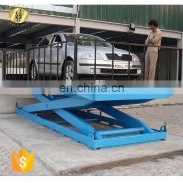 7LSJC Shandong SevenLift hydraulic raising storage rotating platform for cars