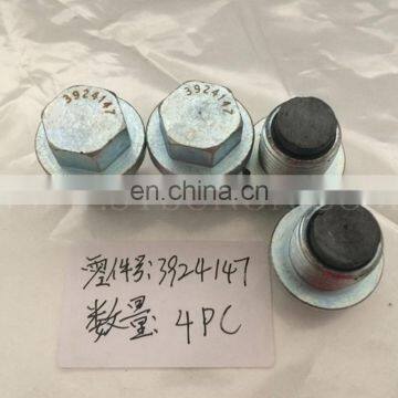 Marine machinery diesel  Engine parts Oil Pan Drain Plug 3924147 for 6CT 4B3.9 6B5.9 on promotion