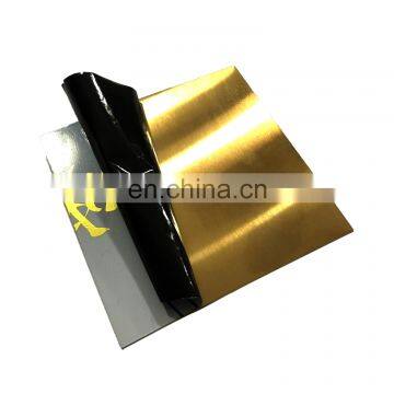 Golden 316 stainless steel sheet manufacturer price