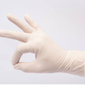 Disposable Latex  glove  with CE for approval for Europe and SGS report