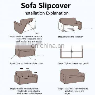 Beautiful Weaving Sofa Cover Sofa Cover Stretch L Shape Sofa Cover photo-7