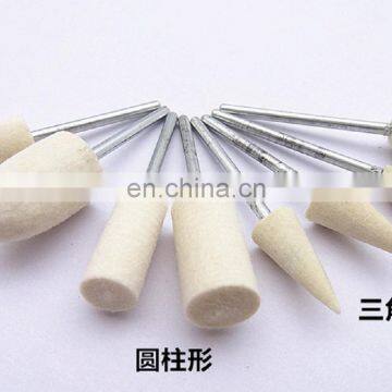 The Customized Shape 6mm Shank Mounted 100% Wool Felt Bobs photo-6