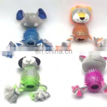 Wholesale India Oem Unique Cute Stuffed Floppy Custom Soft Squeaky Pet Squeaky TPR Dog Plush Toy